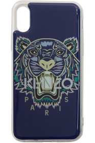 Kenzo - ブルー 3D タイガー ロゴ iPhone X/XS ケース