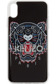 Kenzo - Étui pour iPhone XS Max noir Tiger