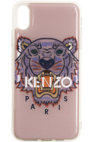 Kenzo - Étui pour iPhone XS Max rose Tiger