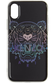 Kenzo - 限定エディション Holiday コレクション ブラック タイガー iPhone X/XS ケース