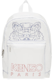 Kenzo - White Transparent XL Kampus Backpack