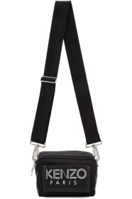 Kenzo - Black Sport Logo Messenger Bag