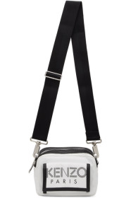Kenzo - White Sport Logo Crossbody Bag