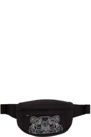 Kenzo - Black Neoprene Tiger Bum Bag