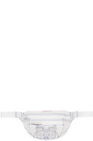 Kenzo - White Mini Transparent Tiger Bum Bag