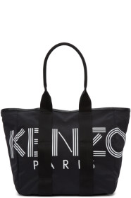 Kenzo - Black Logo Sport Tote