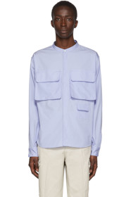Kenzo - Blue Stand Collar Shirt