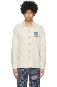 Kenzo - Off-White Denim Embroidered Logo Shirt