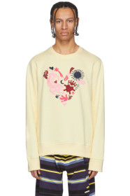 Kenzo - Yellow Limited Edition Valentine's Day Lucky Star Sweatshirt