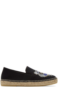 Kenzo - Espadrilles noires Classic Tiger