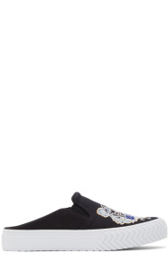 Kenzo - Black Tiger Head K-Skate Mule Slip-On Sneakers