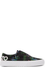Kenzo - Black Sea Lily K-Skate Sneakers