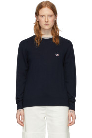 Maison Kitsuné - 海军蓝 Tricolor Fox 毛衣