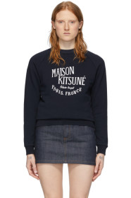Maison Kitsuné - 海军蓝“Palais Royal”套头衫
