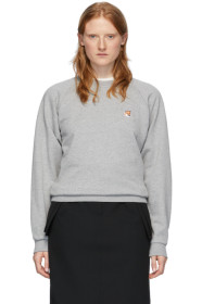 Maison Kitsuné - Grey Fox Head Sweatshirt