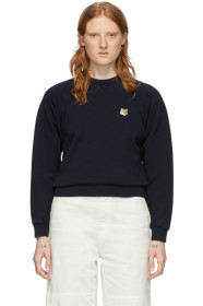 Maison Kitsuné - Navy Fox Head Sweatshirt