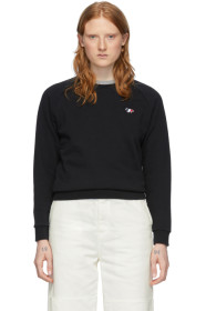Maison Kitsuné - 黑色 Tricolor Fox 套头衫