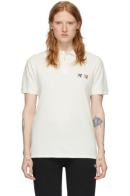 Maison Kitsuné - Off-White Double Fox Head Polo