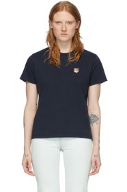 Maison Kitsuné - Navy Fox Head T-Shirt