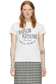 Maison Kitsuné - Off-White 'Palais Royal' T-Shirt