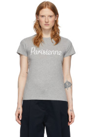 Maison Kitsuné - Grey 'Parisienne' T-Shirt