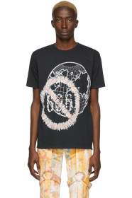 Who Decides War by MRDR BRVDO - SSENSE 独家发售黑色 Globe T 恤