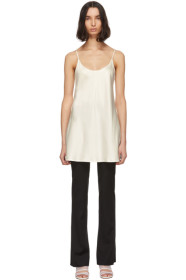 La Perla - Off-White Silk Mini Dress