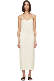 La Perla - Off-White Silk Slip Dress