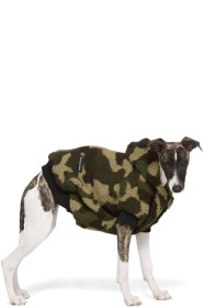 VIP - SSENSE 限定 グリーン シェルパ カモ フーディ