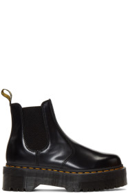 Dr. Martens - Black 2976 Quad Platform Chelsea Boots