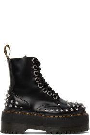 Dr. Martens - Black Max Studded Jadon Hi Boots