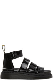 Dr. Martens - Black Patent Clarissa II Sandals