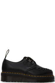 Dr. Martens - 黑色 Sidney Quad 厚底鞋