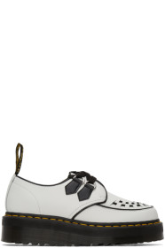 Dr. Martens - 白色 Sidney Quad 厚底鞋