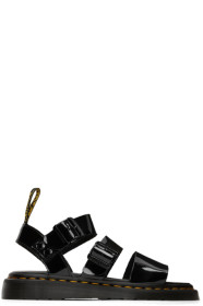 Dr. Martens - Black Patent Gryphon Sandals