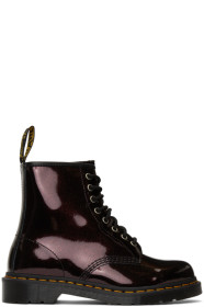 Dr. Martens - 紫色 1460 Sparkle 踝靴