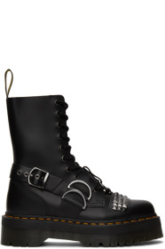 Dr. Martens - 黑色 Jadon 铆钉中筒靴