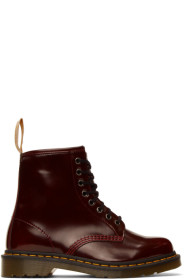 Dr. Martens - 红色 1460 Vegan 踝靴