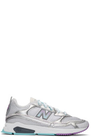 New Balance - Silver X-Racer Sneakers