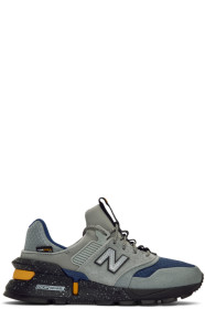 New Balance - グレー & ネイビー 997 スポーツ スニーカー