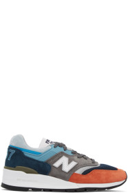New Balance - ブルー & グレー Made In The USA 997 スニーカー