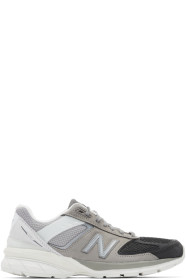 New Balance - グレー & ブラック US Made 990v5 スニーカー