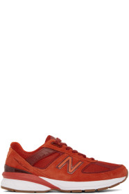 New Balance - Baskets rouges 990v5 US Made
