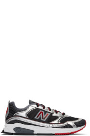 New Balance - Baskets noires et argentées X-Racer