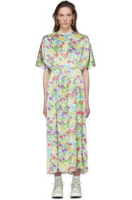 Les Reveries - Multicolor Floral Silk Dress