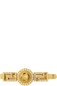 Versace - Gold Crystal Empire Medusa Barette