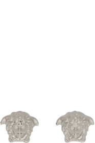 Versace - Silver Medusa Stud Earrings