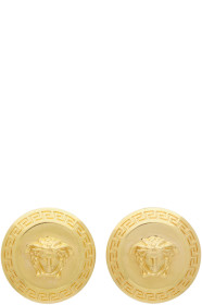 Versace - 金色 Tribute Coin 耳钉