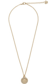 Versace - Silver Small Medusa Coin Necklace