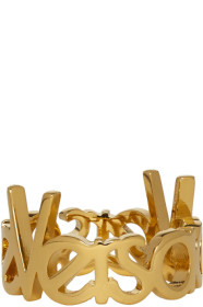 Versace - Gold Logo Ring
